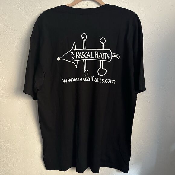 Vintage Rascal Flatts Me And My Gang Tour 2006 Local Black Crew size XL - Picture 4 of 6